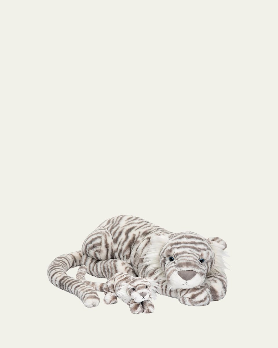 Sacha Really Big Snow Tiger Plush Toy